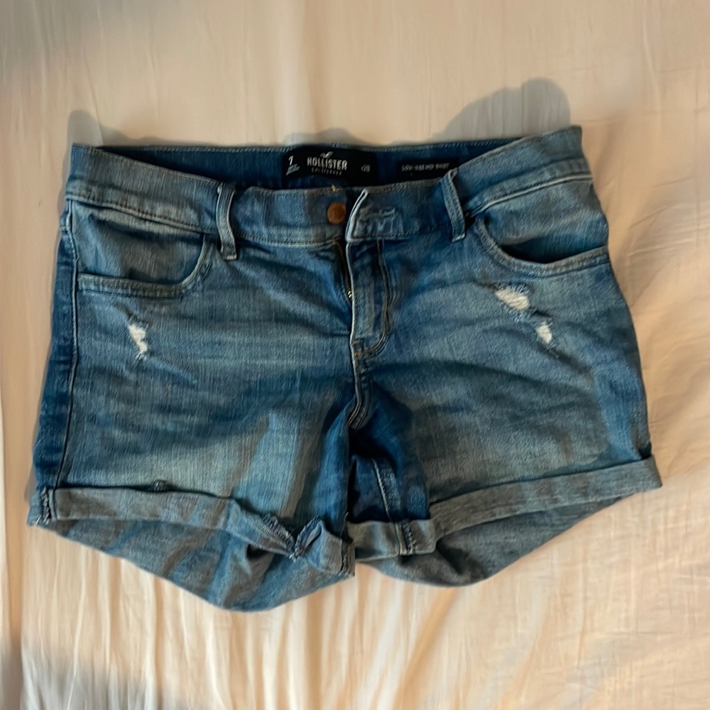 hollister jean shorts